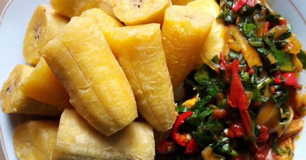 Boiled Plantain for Potassium and Heart Health
